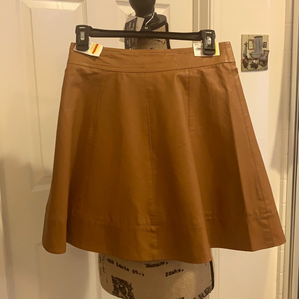 Bebe leather skirt
